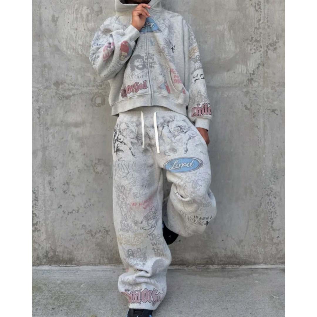 Righteous Jesus My Lord Sweatpants Grey