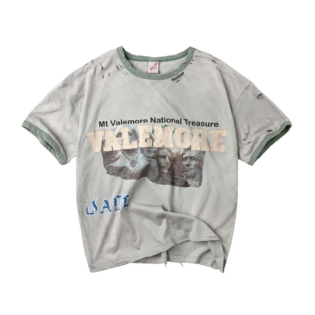 Vale Forever Green Camp Ringer Tee