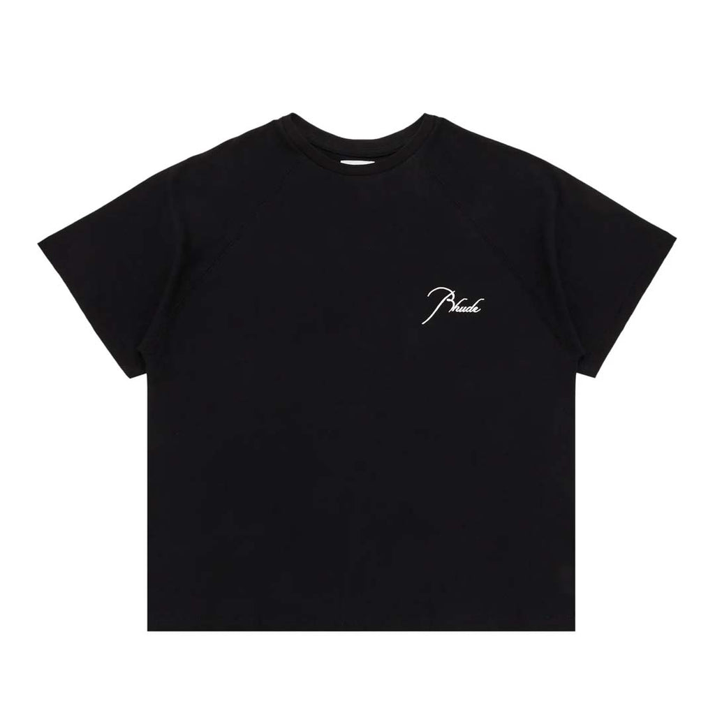 Rhude Classique Raglan Black Tee