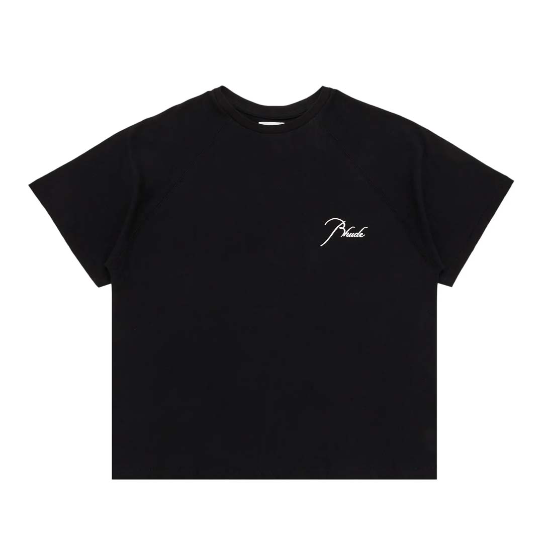 Rhude Classique Raglan Black Tee