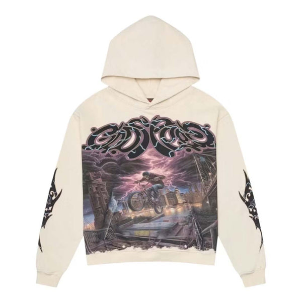 Godspeed BMX Hoodie Bone Purple