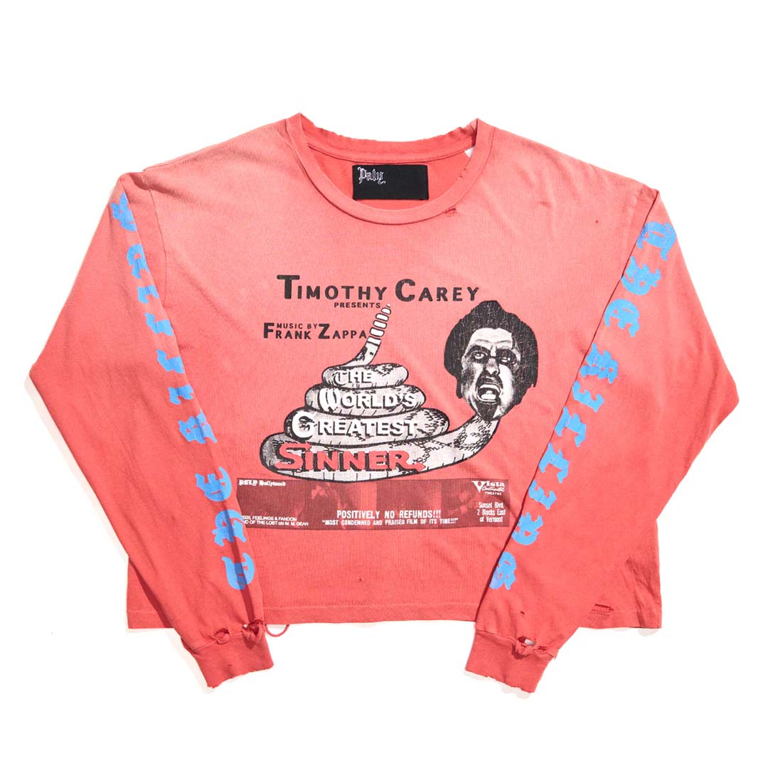 Paly Hollywood East Of Eden Long Sleeve Tee Red