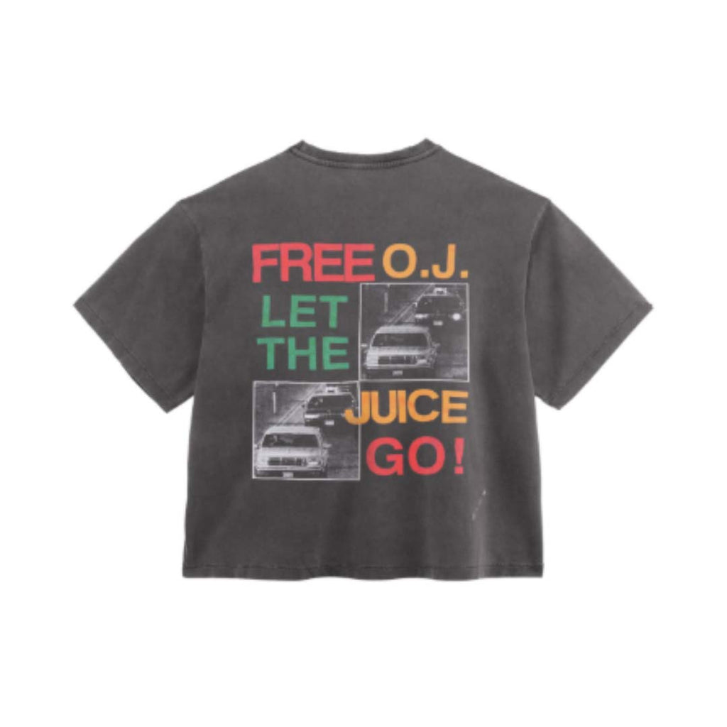 Triple Sevens Free OJ Faded Black Tee