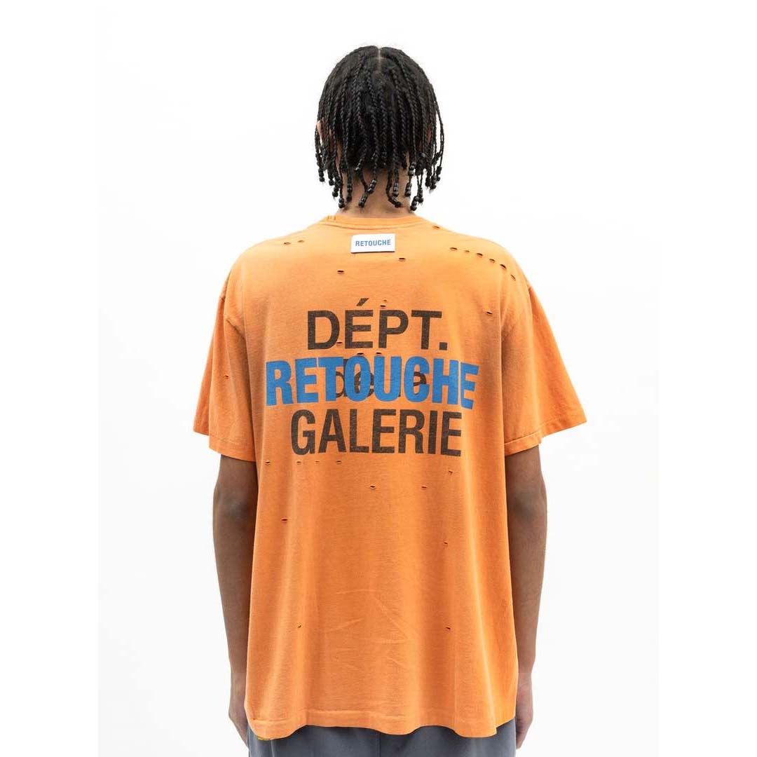 Gallery Dept. Retouche French Distressed Orange Tee