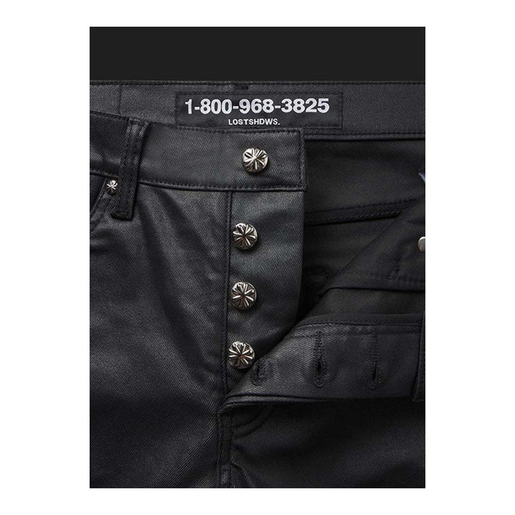 Lost Shadows Sun Logo Wax Pant Black Bone