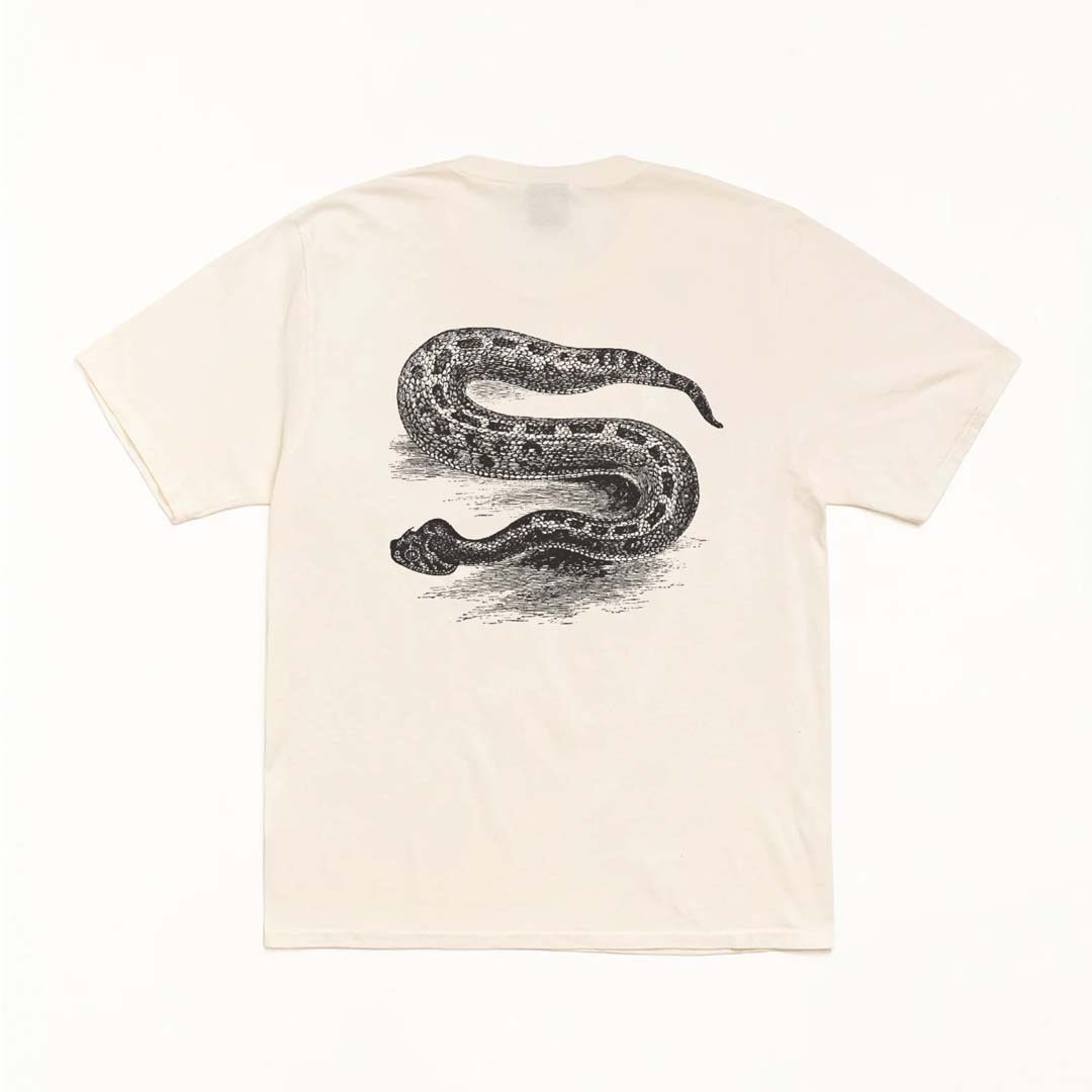 Stussy Serpent Tee Pigment Dyed Natural