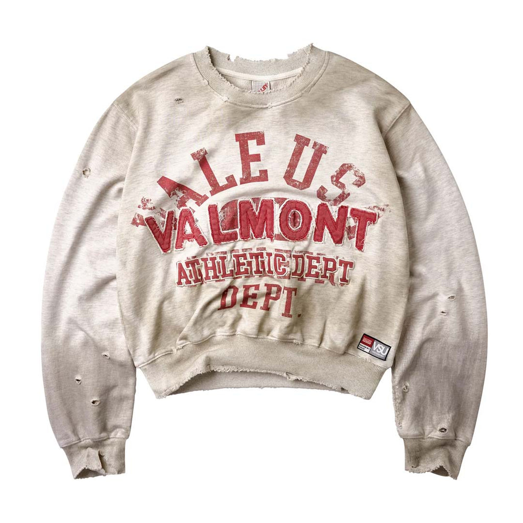 Vale Forever Valmont Crewneck Grey Red