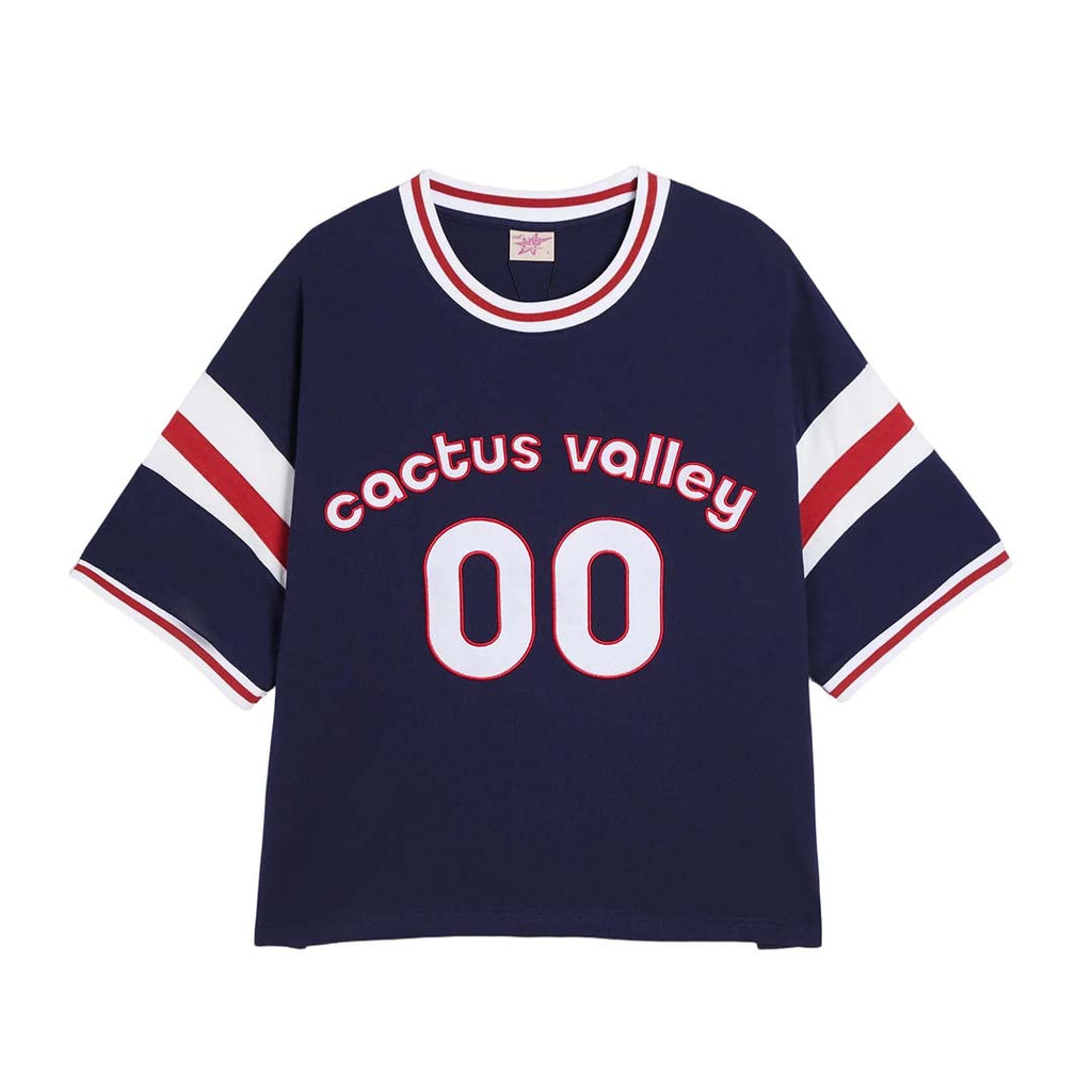 Cactus Valley Ridgemont Navy Blue Red Tee