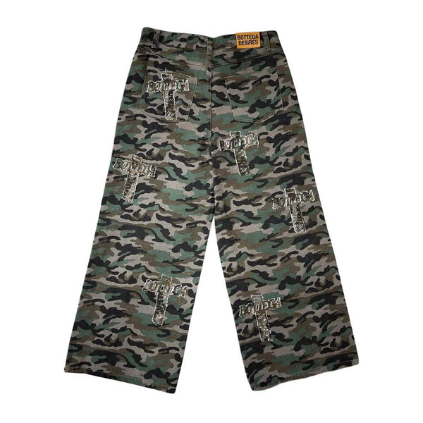 Bottega Desires Holy Grail Denim Jeans Camo