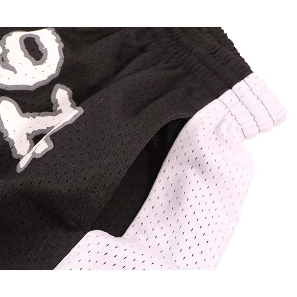 Floor 914 Uniform Mesh Shorts Black White