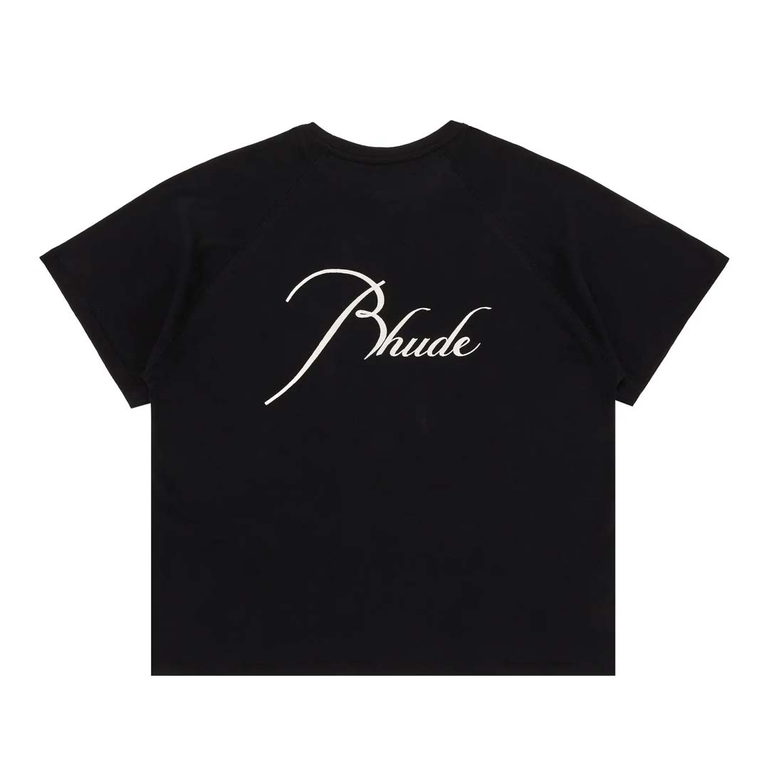 Rhude Classique Raglan Black Tee