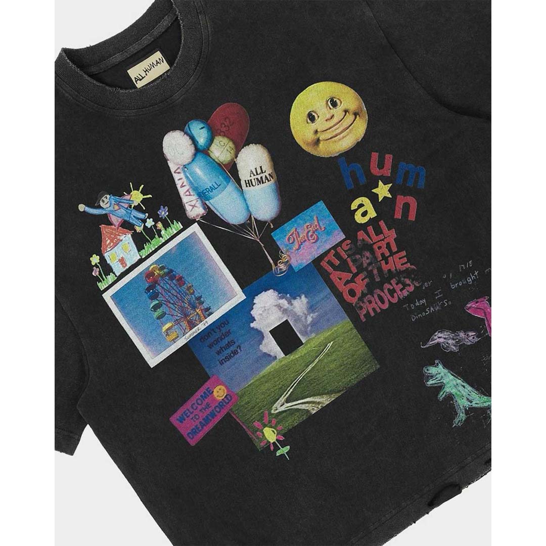 All Human Requiem For A Dream V2 Black Tee