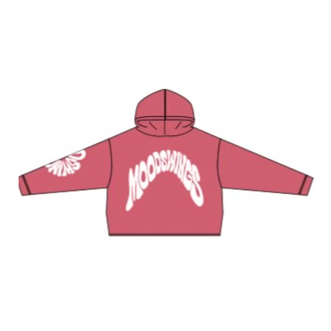 Mood Swings Swirl Pink Hoodie