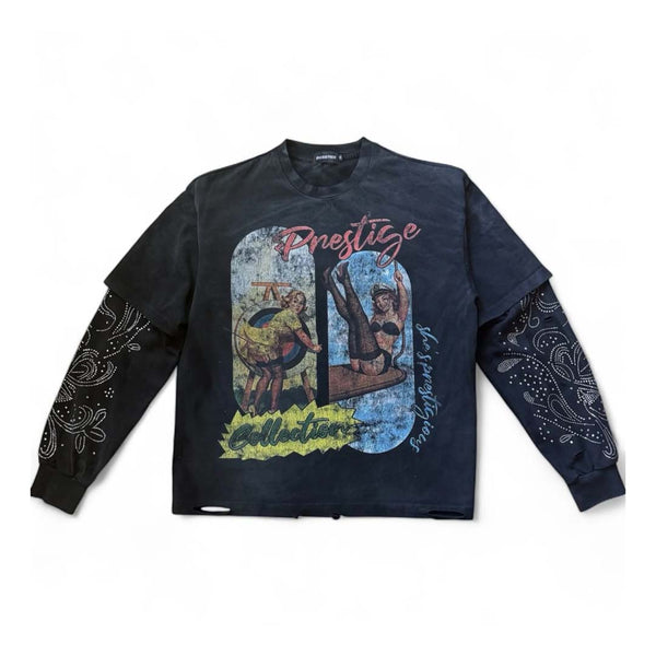 Prestige She's Prestigious Long Sleeve Tee Black