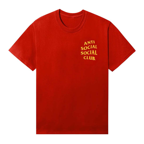 Anti Social Social Club Mind Games Fiery Red Tee
