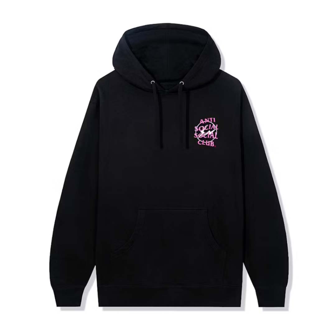 Anti Social Social Club x Fragment Precious Petals Hoodie Black Pink