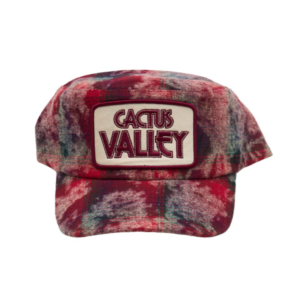 Cactus Flannel Painters Cap Red Hat