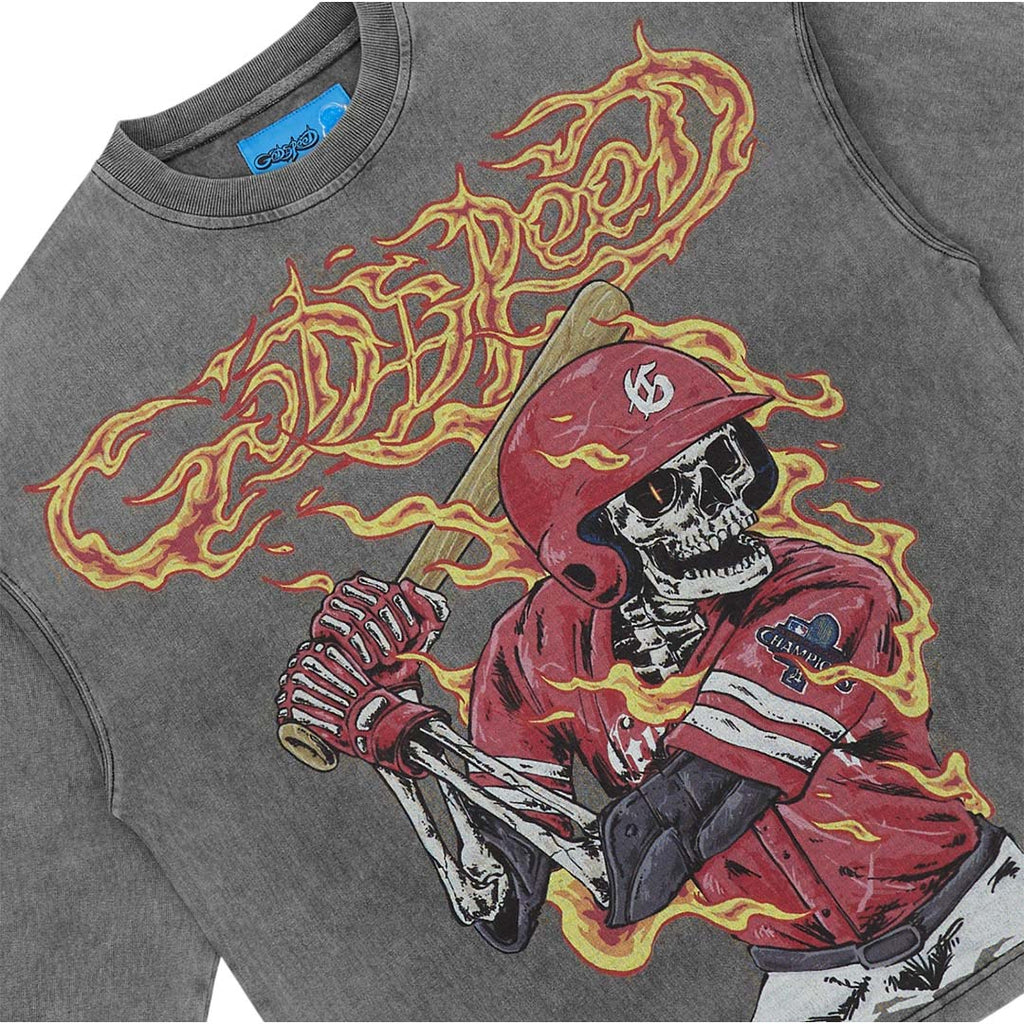 Godspeed Slugger NG Long Sleeve Tee Grey Wash