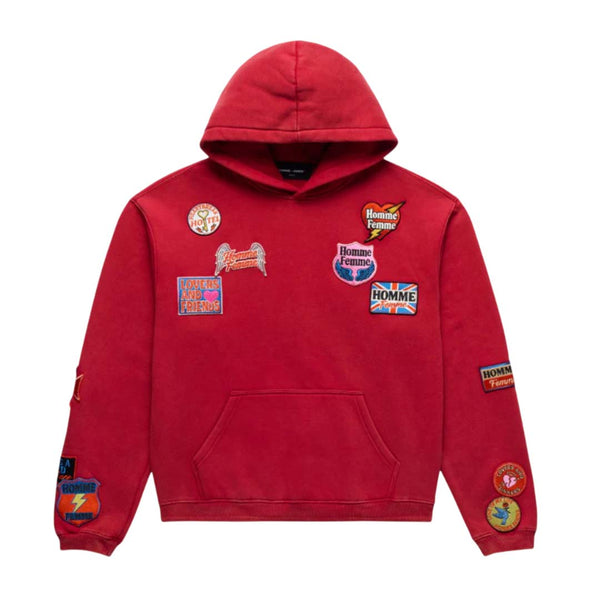 Homme Femme Heartbreak Hoodie Red