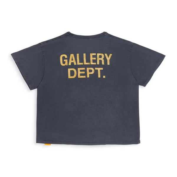 Gallery Dept. Skeleton Beach Tee Vintage Black Sun Spiral