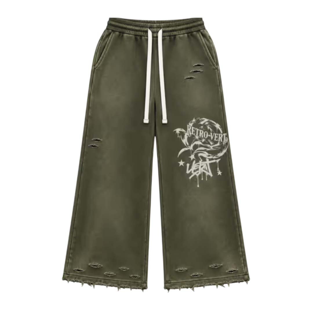 Retrovert Vert Party Sweatpants Olive