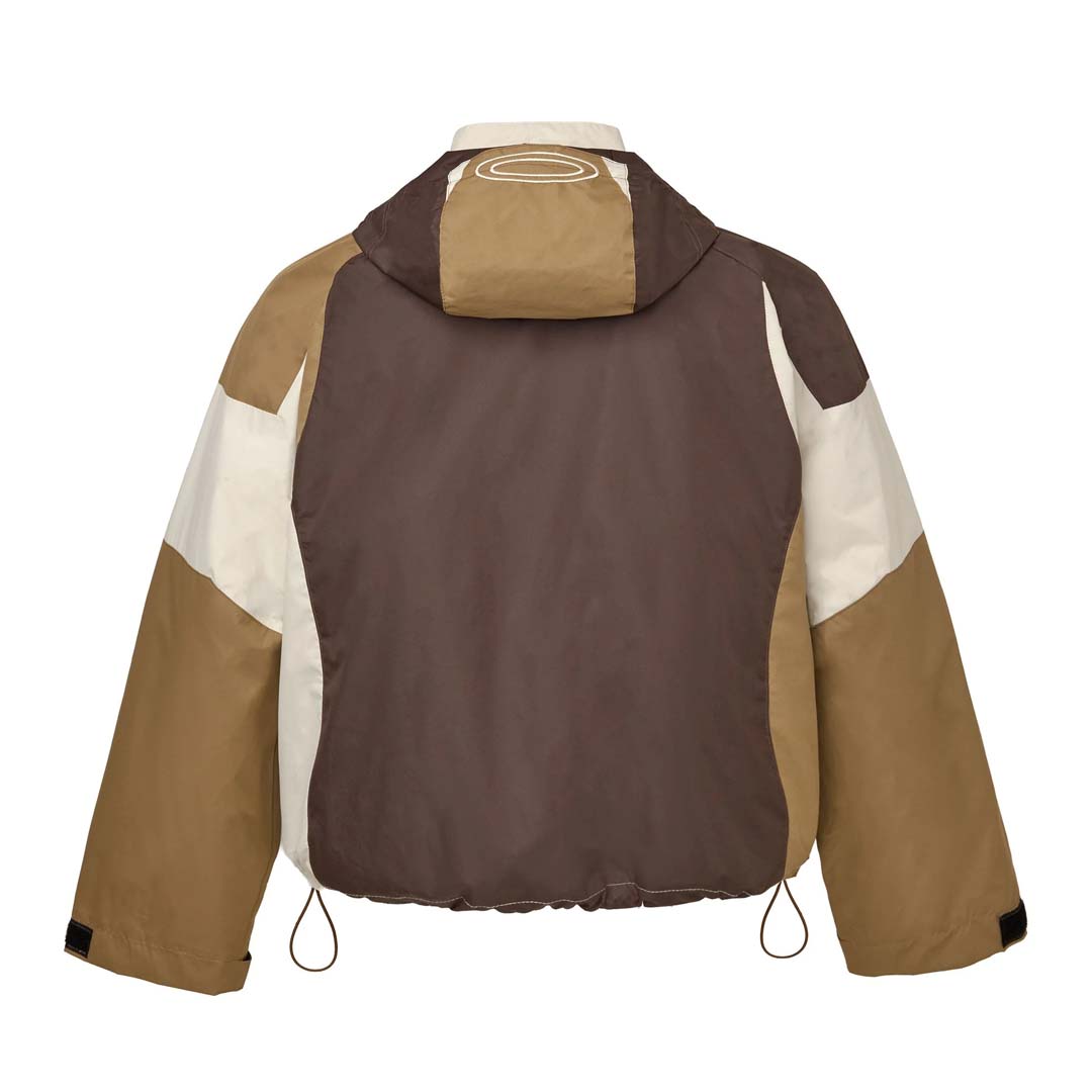 Vale Forever Touch Earth Zip Up Jacket Brown Cream