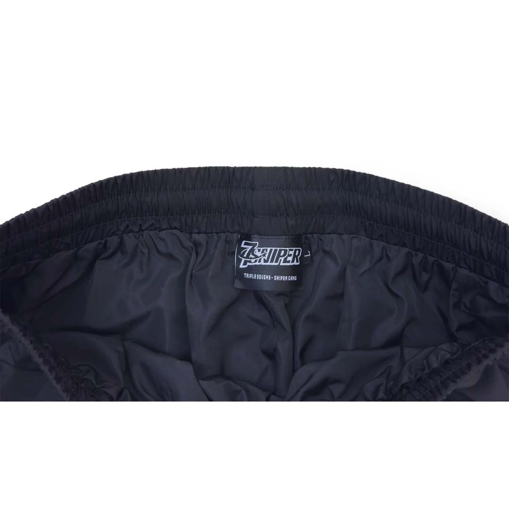 Triple Sevens Sniper Gang Track Pants Baggy Black White
