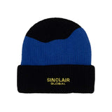 Sinclair Stripe Rib Beanie Black Blue