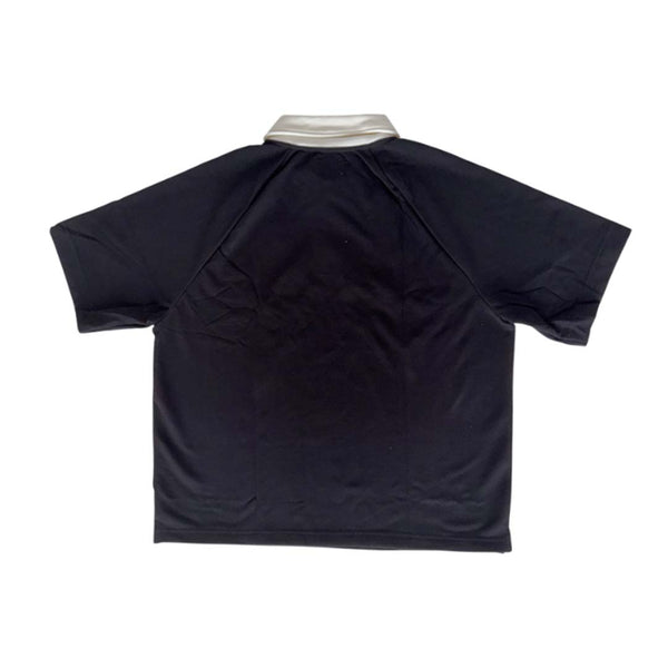 Rhude Script Raglan Polo Black