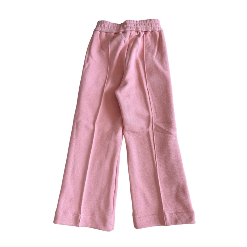 Palm Angels KIDS Pullout Zipper Pants Pink Yellow