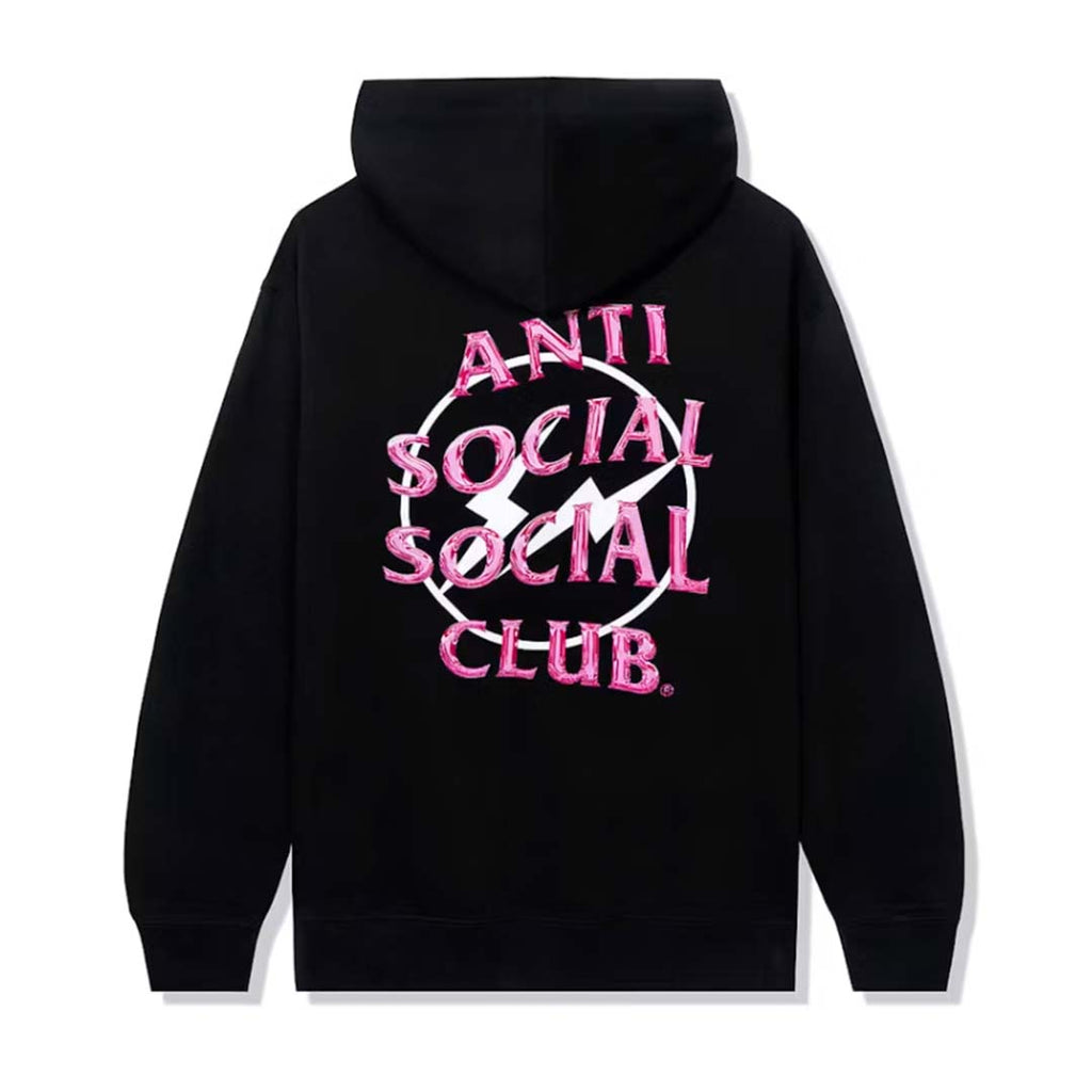 Anti Social Social Club x Fragment Precious Petals Hoodie Black Pink