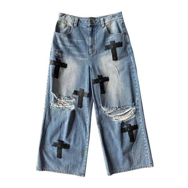 Bottega Desires Holy Grail Denim Jeans Blue Black