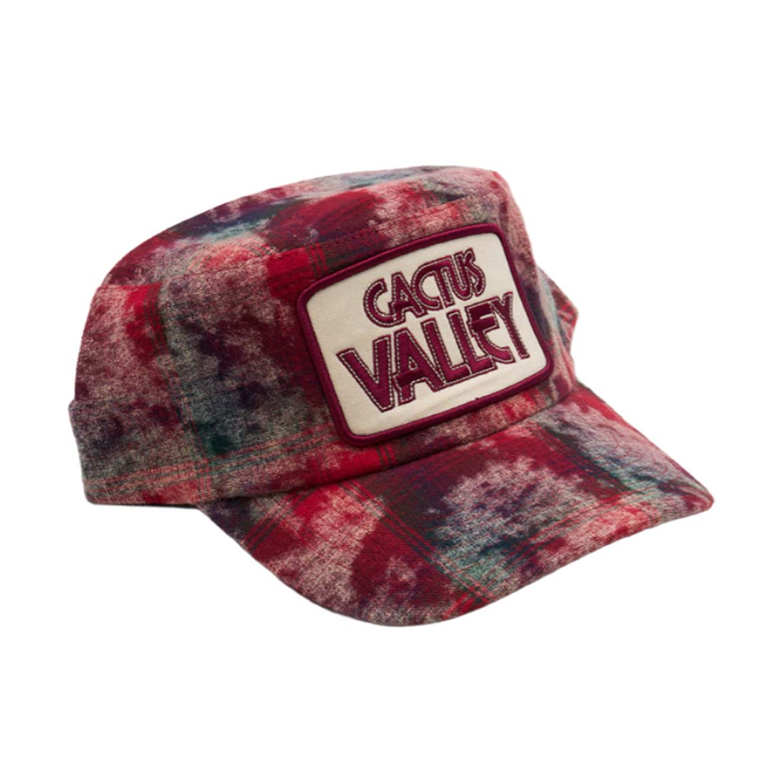 Cactus Flannel Painters Cap Red Hat