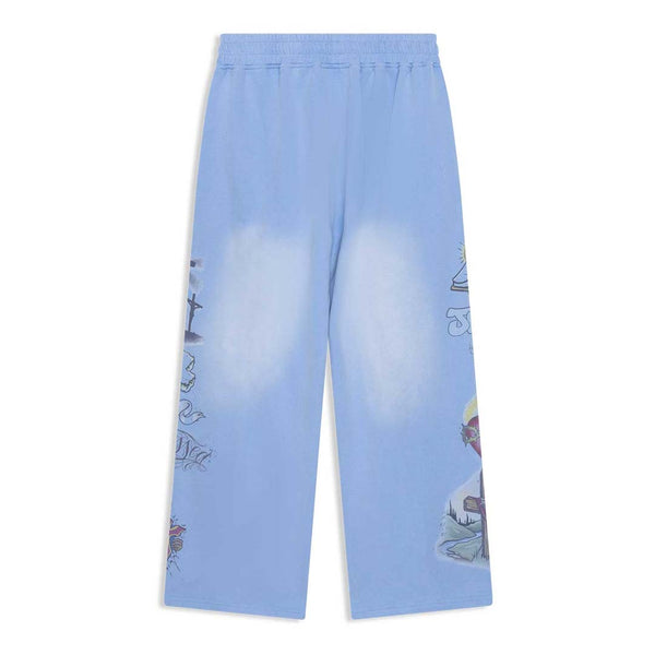 Righteous Jesus Sweatpants Blue