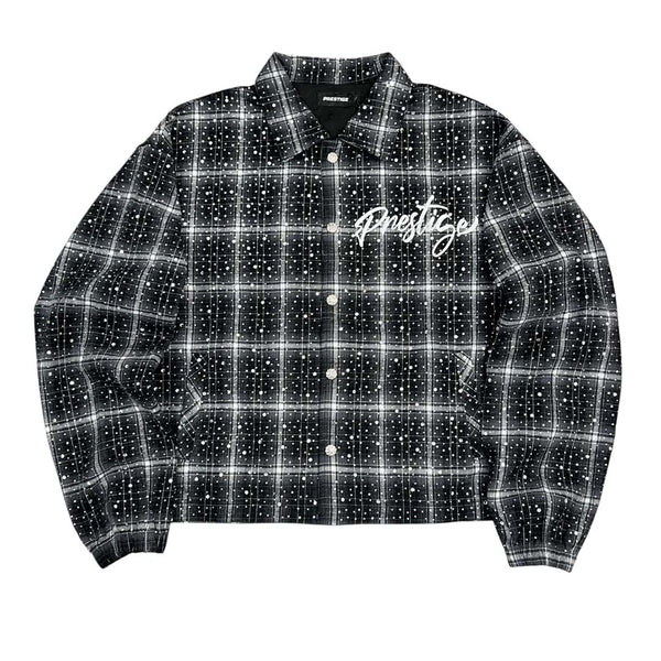 Prestige Prime Flannel Jacket Black White