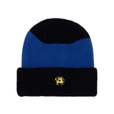 Sinclair Stripe Rib Beanie Black Blue
