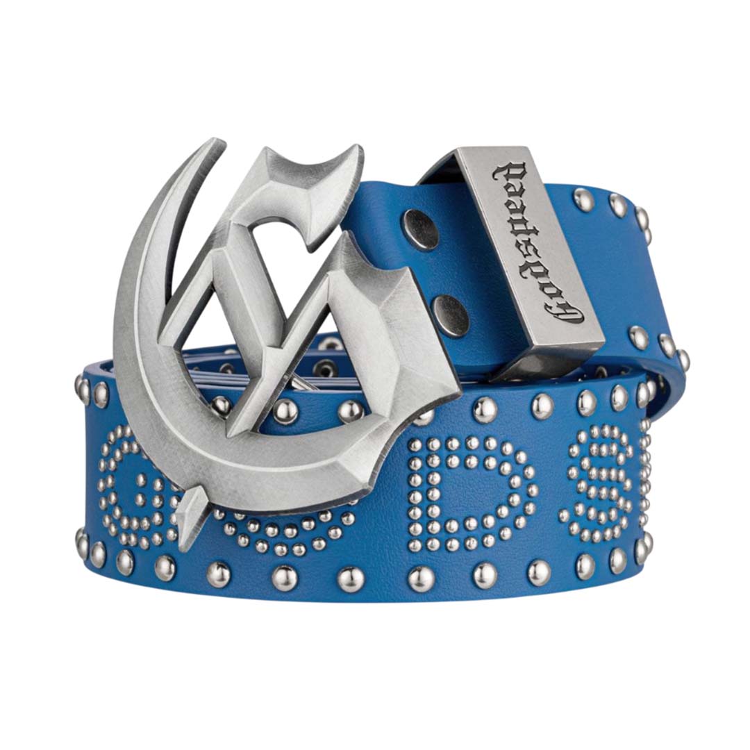 Godspeed Forged GS Studded Belt Steel Blue