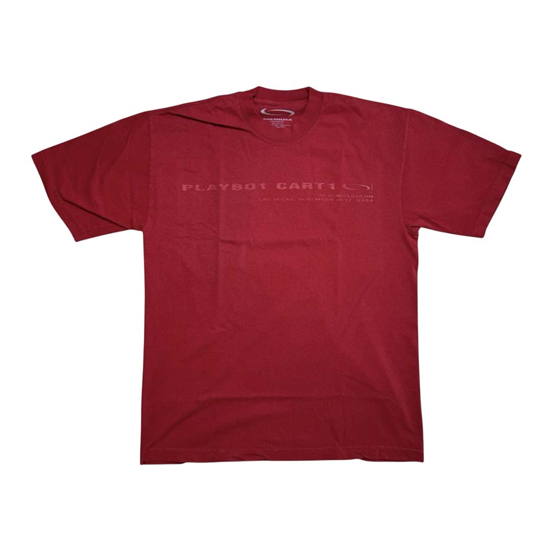 Playboi Carti Opium Complexcon Tonal Music Tee Red