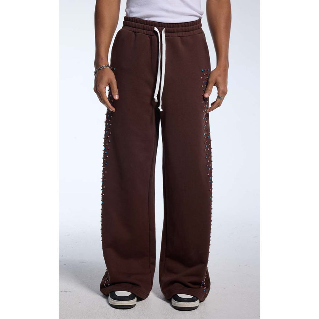 Cactus Valley Crystal Cactus Sweatpants Brown