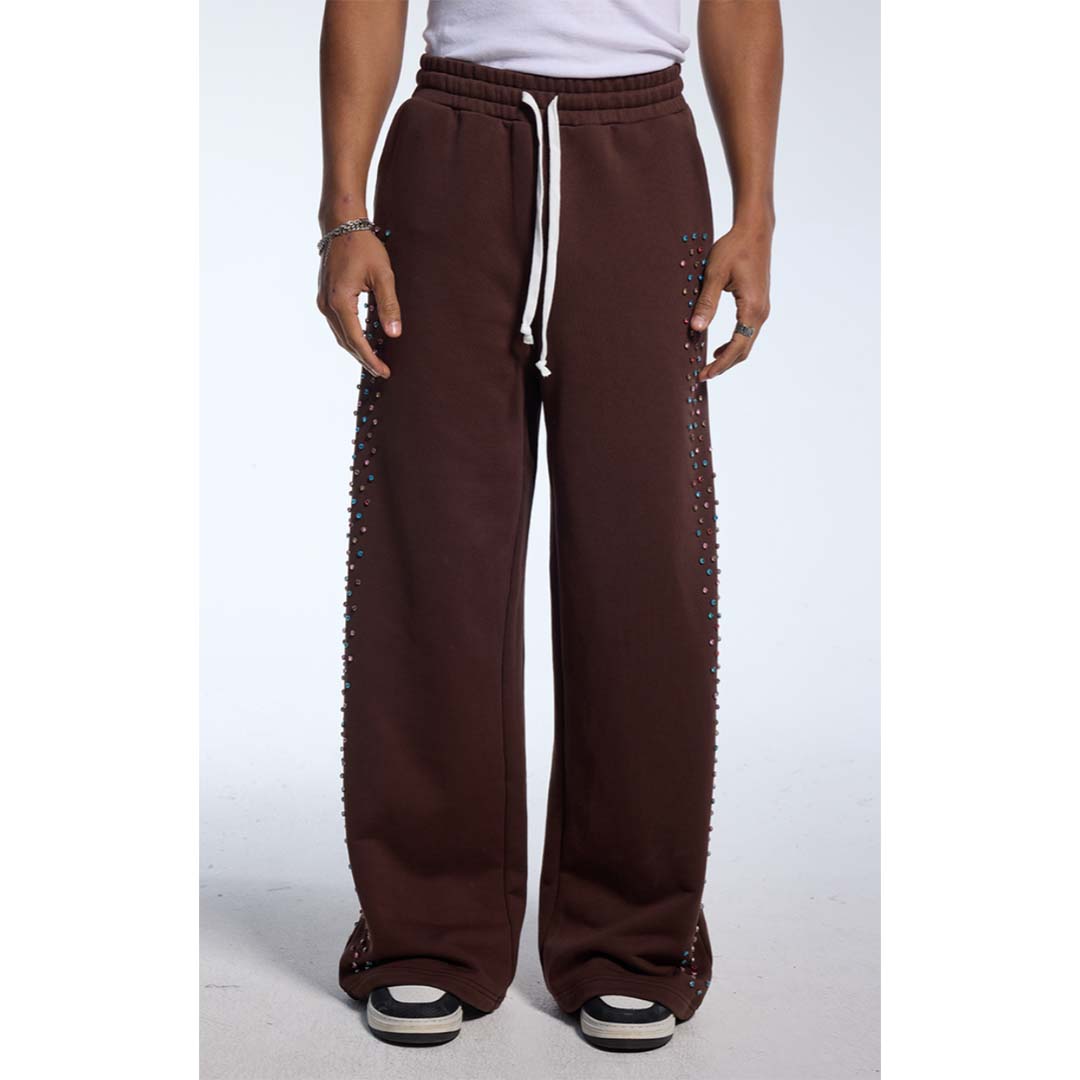 Cactus Valley Crystal Cactus Sweatpants Brown