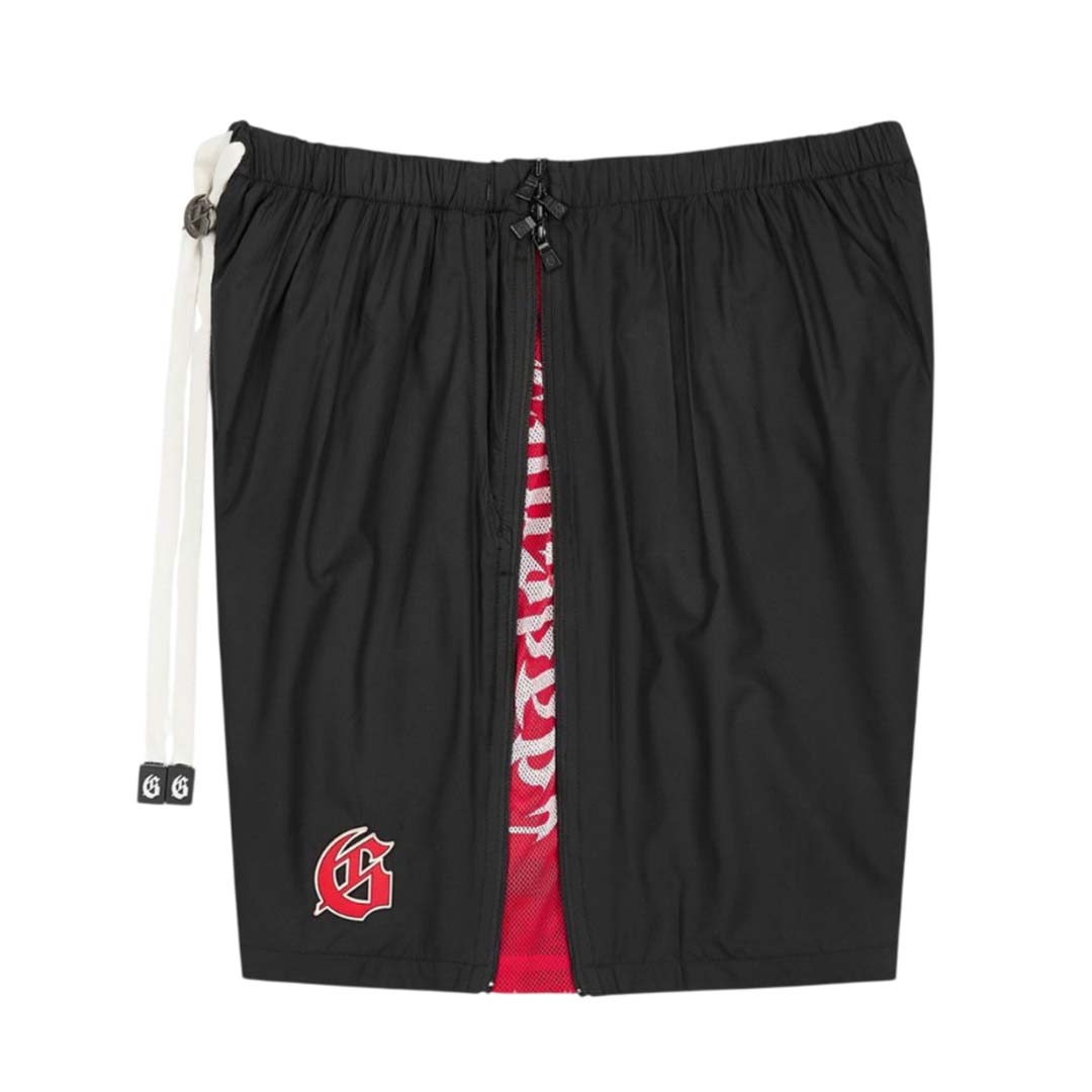 Godspeed Regatta Side Zip Shorts Black Red