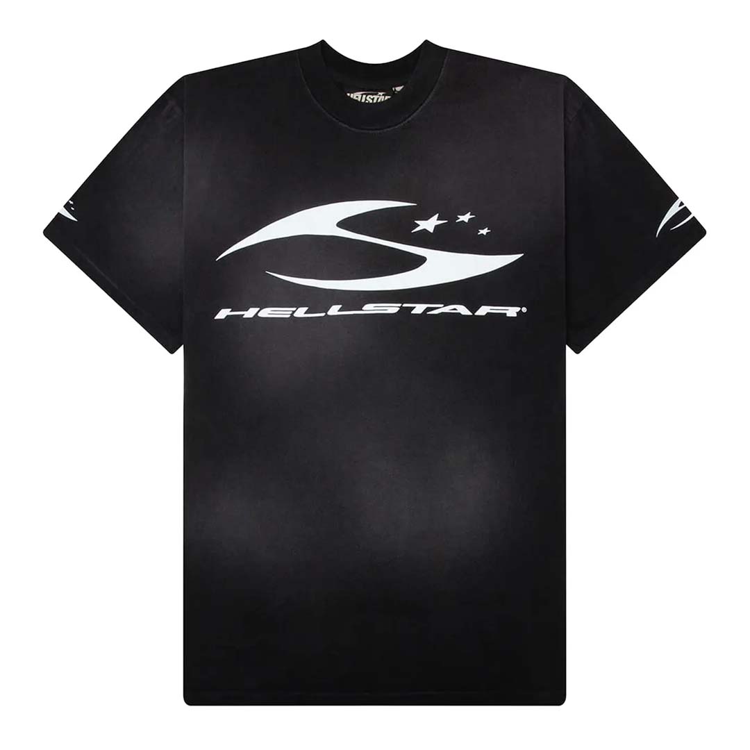 Hellstar H Cursive Logo Tee Black