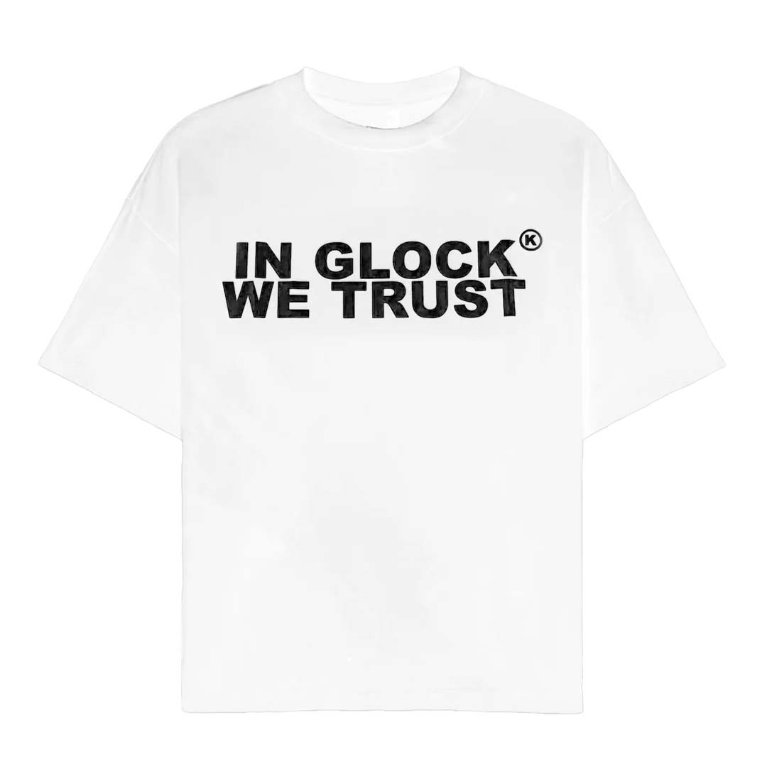 Kixkz In Glock We Trust Tee White Black