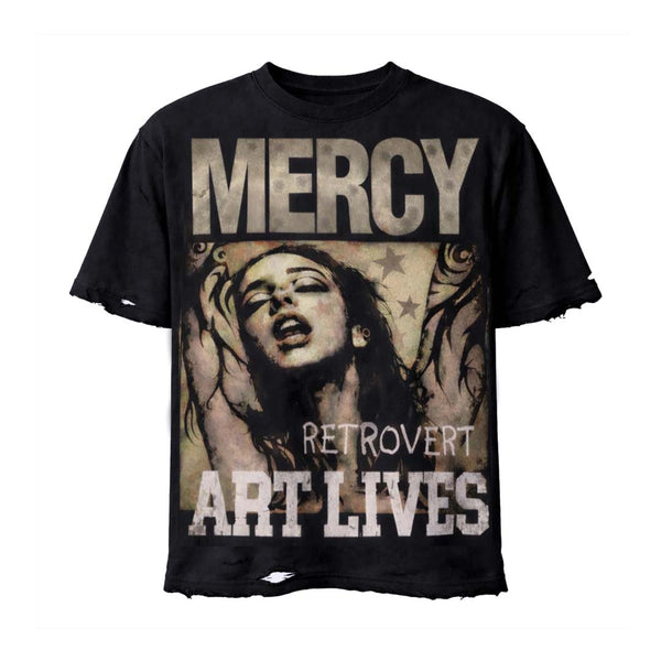 Retrovert Mercy Tee Black