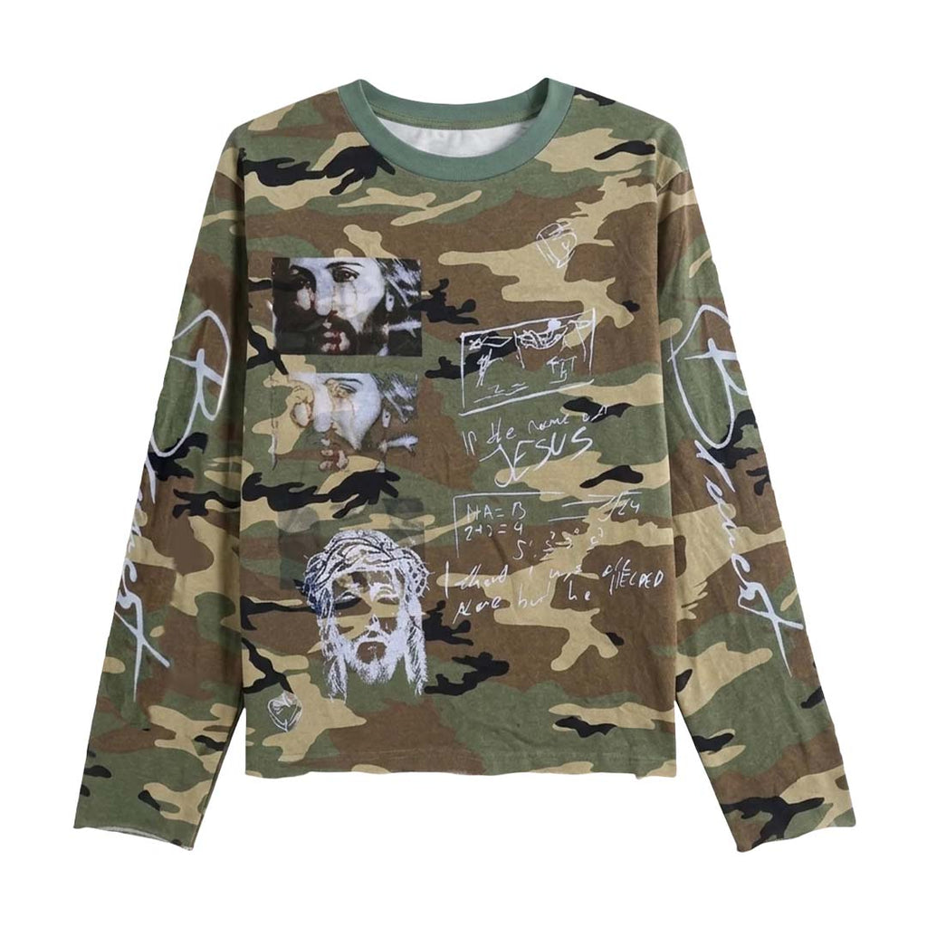 Bravest Studios Camo Shepherd Long Sleeve Tee