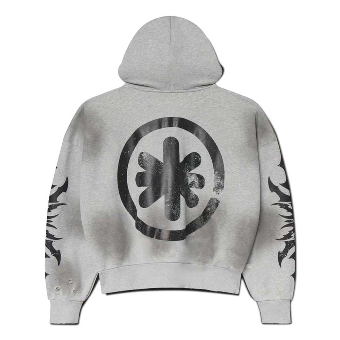 Lost Shadows Complexcon Zip Up Hoodie Dirty Grey