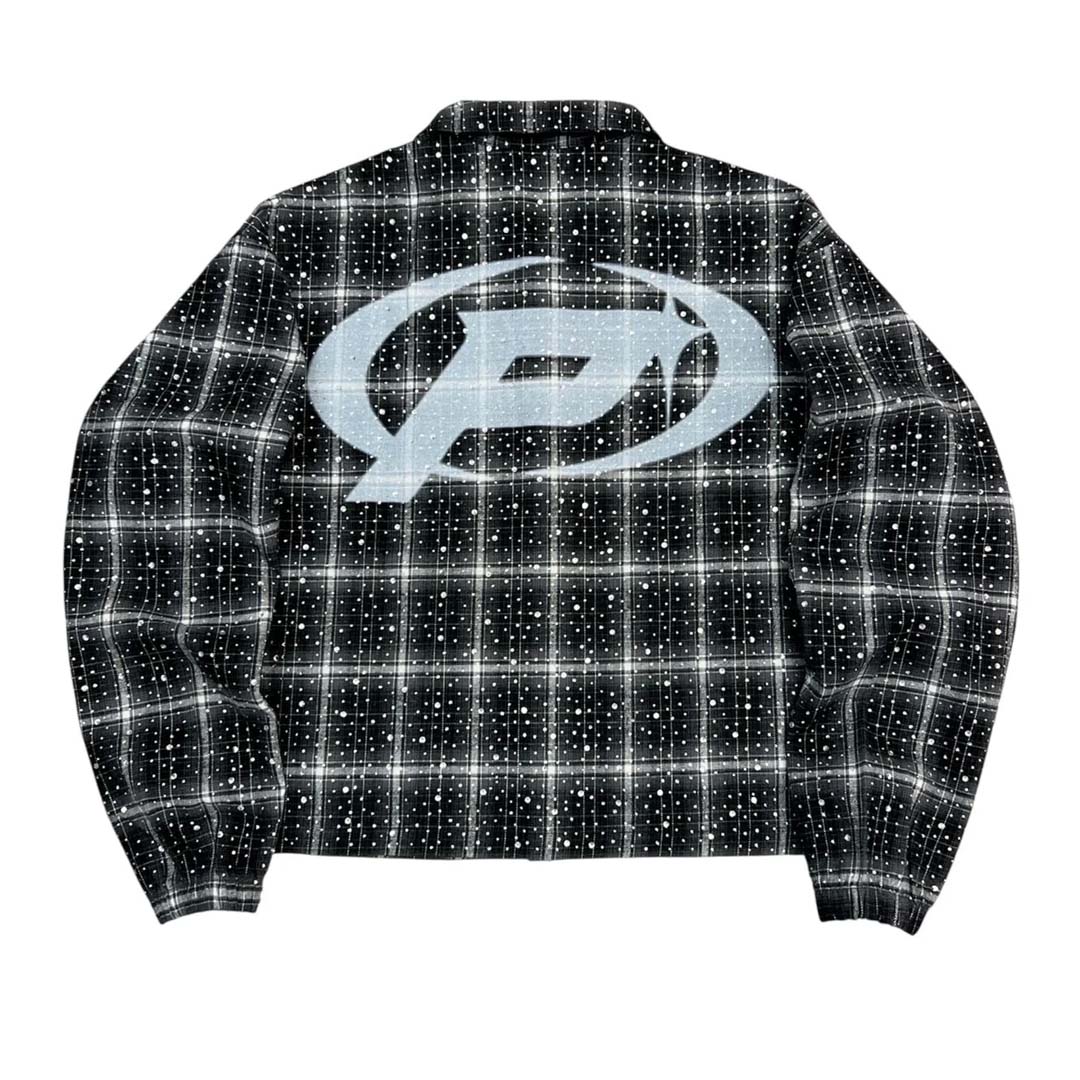 Prestige Prime Flannel Jacket Black White