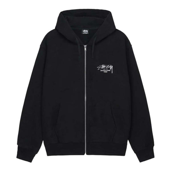 Stussy Beat Sounds Black Zip Up Hoodie