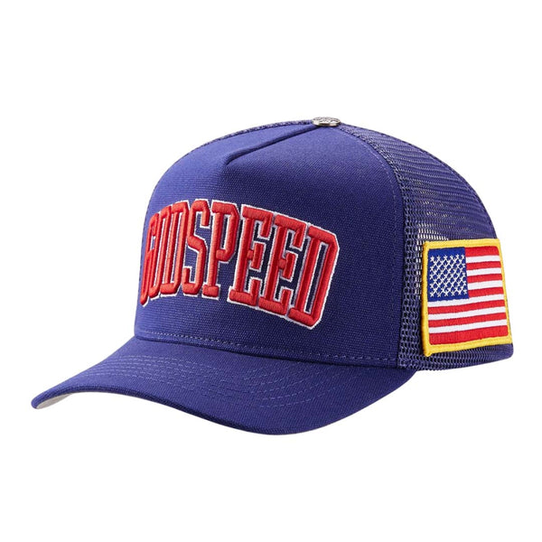 Godspeed Americana Trucker Hat Red Blue