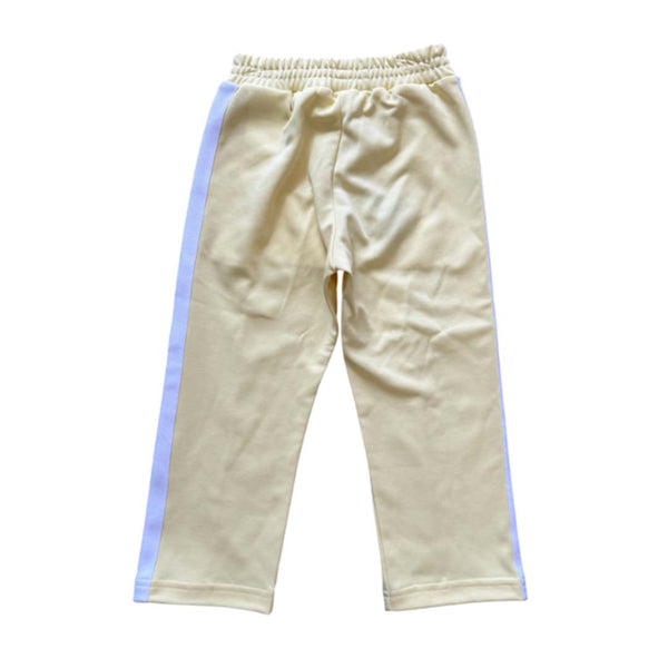 Palm Angels KIDS Classic Logo Track Pants Yellow Navy